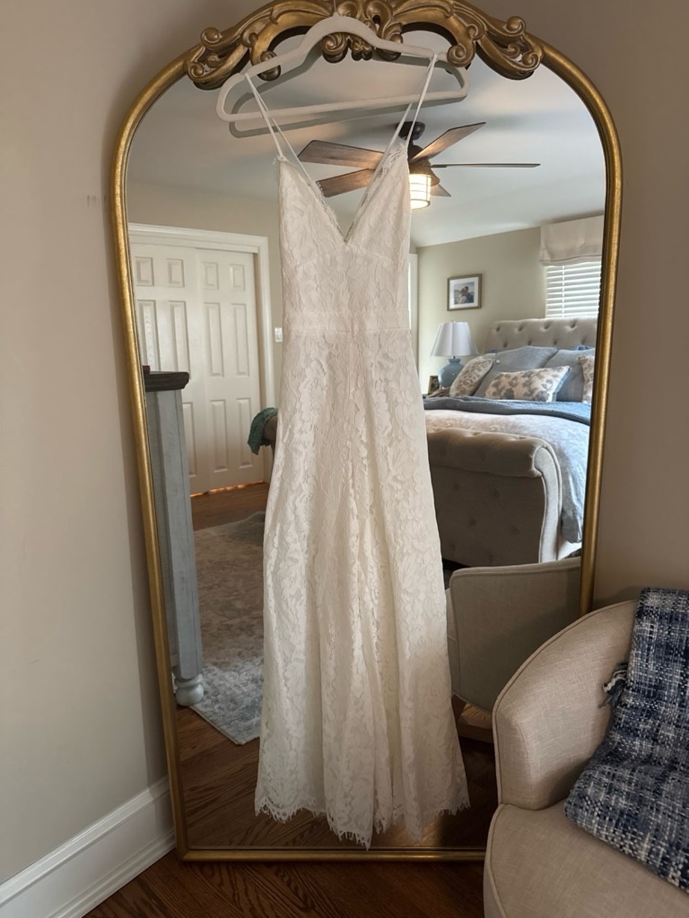 DO+BE White Lace Tie-Shoulder Dress